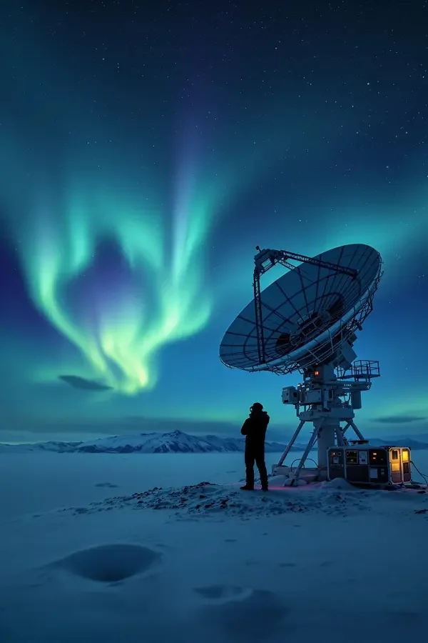 日韩a片 - 极地信号 电影海报，2025年欧美科幻、惊悚题材